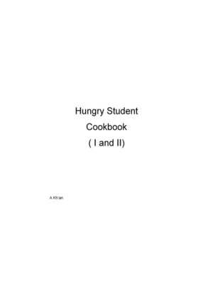 cover image of Hungry Student Cookbook ( I and II )